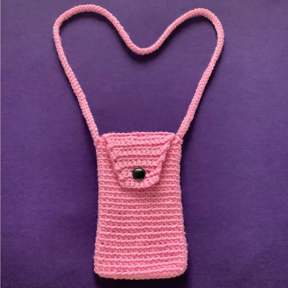 crochet phone holder